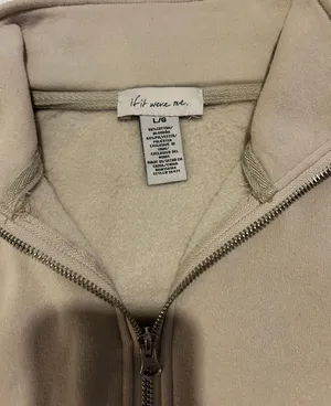 Quarter Zip Beige thumbnail 4