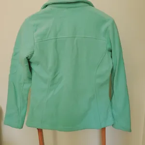 Columbia Fleece Jacket Small Cool Intervention Full Zip Light Teal thumbnail 4