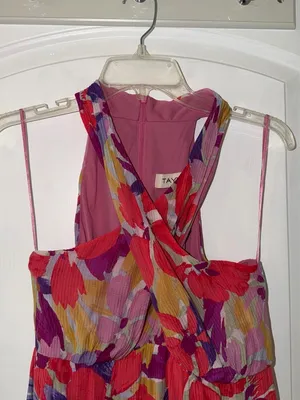 Colorful Floral Maxi Dress Pink Size 8 thumbnail 11