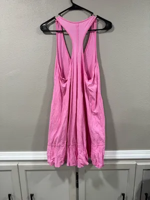 Daily Practice Anthropologie Bubble- Hem Dress Pink thumbnail 7