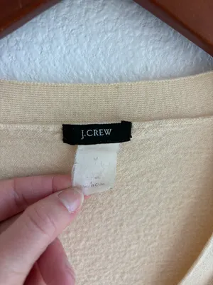 Yellow J. Crew Cardigan thumbnail 5