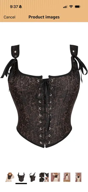 Corset Halloween Black thumbnail 2