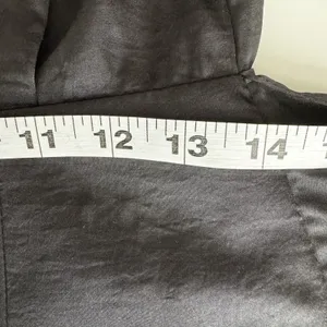 Four National Black Satin Asymmetrical Midi Dress Tie Waist Romantic Goth Size 4 thumbnail 11