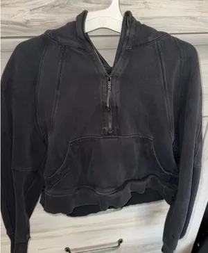 Lululemon Scuba Half-Zip Hoodie XS/S Black thumbnail 1
