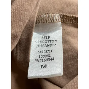 Isalis Womens Brown Tan Cutout Ruched Tie Keyhole Knot Mock Neck Crop Top Size M thumbnail 6