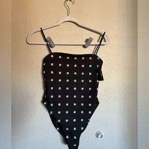 Stone Fox Swim Shanti‎ High Cut One Piece Swimsuit Sz Medium NEW thumbnail 2