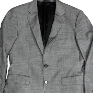 Mens Hugo Boss Gray Two Button Sport Coat Blazer Made In Slovenia thumbnail 3
