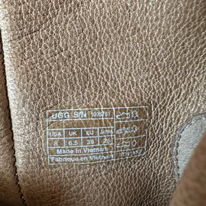 UGG Athena suede and textured leather boots, beige, women’s size 8 thumbnail 9