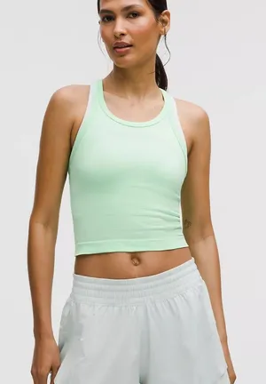 NWT LULULEMON - Citra Lime Swiftly Tech Crop Racerback Tank 2.0 - $58 - Size 14 thumbnail 1