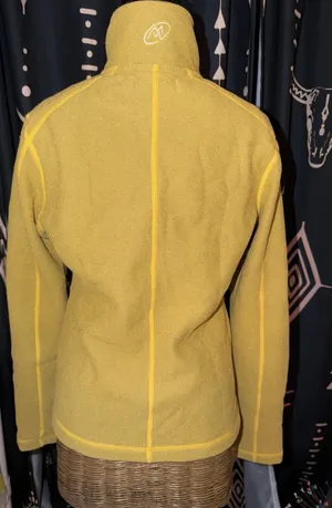 Cloudveil Jackson Hole Yellow Gold Soft shell Full Zip Fleece Jacket Size XS thumbnail 5