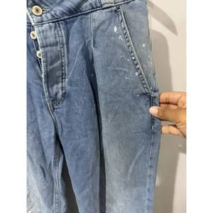 We The Free Paint Splatter Distressed Button Fly Aria Trouser Sz 28 M thumbnail 4