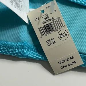 Aerie Shine Pique V Wire Scoop Bikini Top Big Sur Blue NWT thumbnail 7