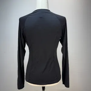 Niptuck Swim‎ Long Sleeve Full Zip Sun Safe Rashgurad Top Black Size 10 Jacket thumbnail 4