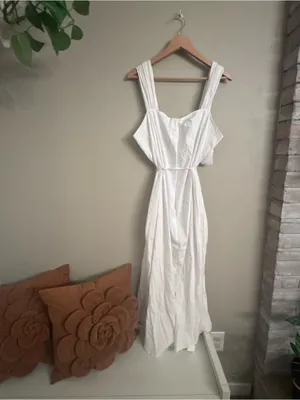 VINCE Poet Strap Knot Front Dress thumbnail 2