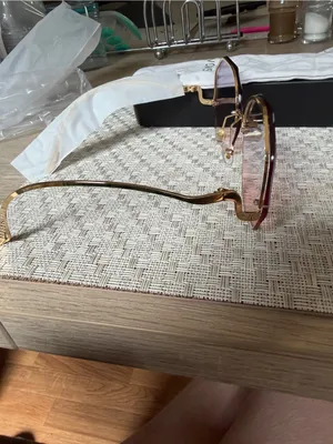 WOWSUN Oversized Geometric Pink Lens Sunglasses Gold Metal Frame thumbnail 4