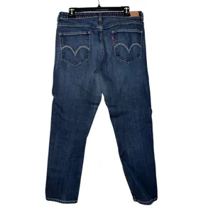 Levi's Mid Rise Skinny Jeans Women's Size‎ 14 Medium Wash The Original Jean thumbnail 2