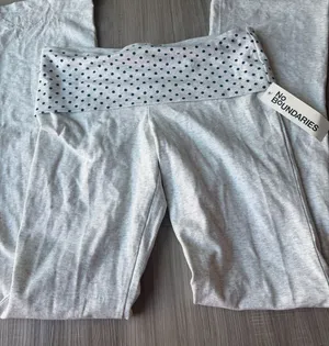 No Boundaries Rare polka dot fold over pants thumbnail 1