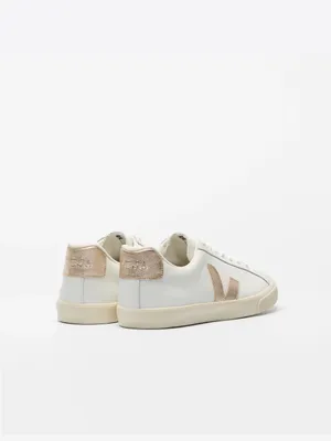 Veja Esplar Leather White Platine Sneakers thumbnail 2