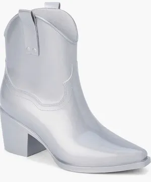 Beach by Matisse Metallic Silver Oakley Western Rain Boot Water Resistant 9 NIB thumbnail 1