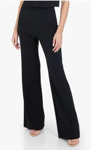 NWT Black‎ Halo Wide Leg Isabella Pant $295 Size 14 Black thumbnail 1