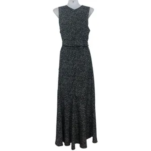 Lulus Women's M NWT Black Flowy Floral Ditsy‎ Sleeveless High-Low Maxi Dress thumbnail 3