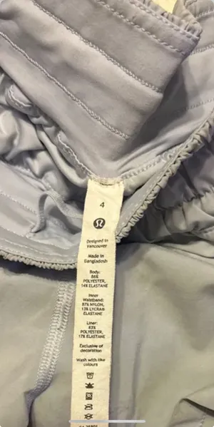 Lululemon Grey Hotty Hot Low Rise Shorts 2.5" thumbnail 3