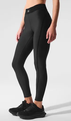 Alo Airlift High-Waist 7/8 Line Up Black Legging Size XS thumbnail 1