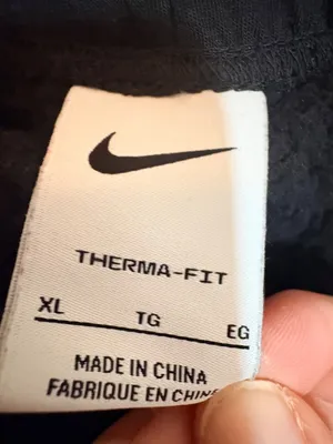 Nike Women's Therma-FIT Workout Training Pants Fleece Black Sz XL thumbnail 6