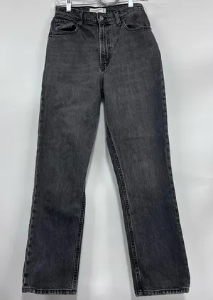 Abercrombie & Fitch The 90’s straight Ultra High Rise Jeans 26/2s curve love thumbnail 1