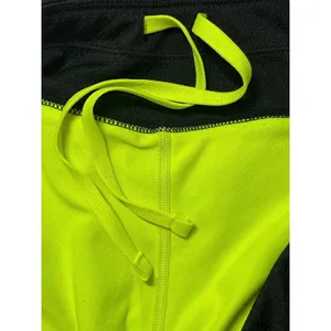 Lauren Ralph Lauren Black Neon Mid Rise Elastic Waist Active Running Shorts Sz M thumbnail 6
