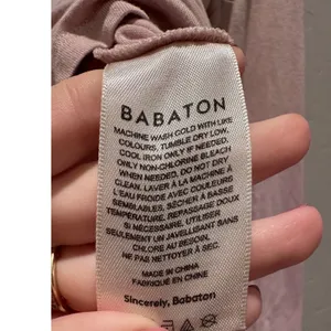 Aritzia Babaton Blush Pink Norris T-Shirt Top Size‎ XS Slouchy Casual V-Neck thumbnail 5