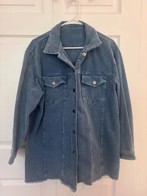 Corduroy Amazon Jacket Women’s Oversized Button Top thumbnail 1