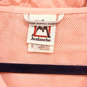 Avalanche Pink Lightweight Hooded Windbreaker Jacket • Zip Pockets • Size S thumbnail 5