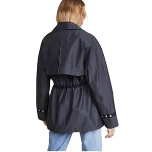 Hunter Boots Refined Waterproof Garden Jacket‎ Sz SMALL Navy $129 thumbnail 3