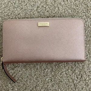 Kate Spade Rose Gold Wallet thumbnail 1