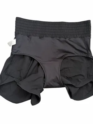 Women's Black Performance Running Shorts thumbnail 4