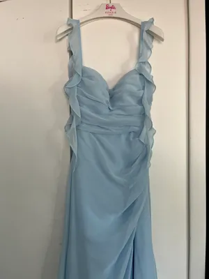 Azazie Sky Blue Barbie Formal Dress thumbnail 3