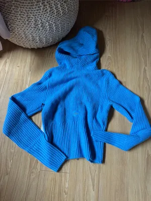 ALO Yoga Cashmere Ribbed Noble Full Zip Hoodie thumbnail 4