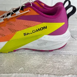 Salomon Sense Ride 5 Women's 7 Trail Running Shoes Orange Pink Birds of Paradise thumbnail 7