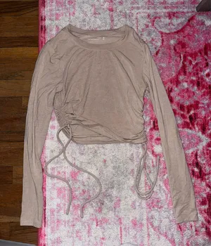 Abercrombie Cropped Long Sleeve Top thumbnail 1