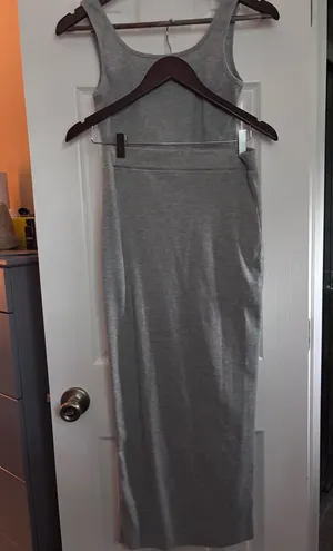 Matching Skirt Set Gray thumbnail 3