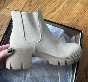 Platform booties Tan Size 7.5 thumbnail 1