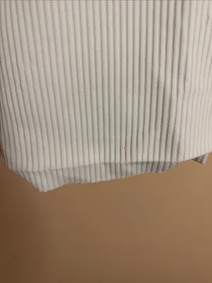 Cream Ribbed Button thumbnail 6