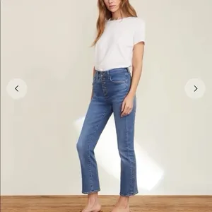 Veronica Beard Women’s Carly Jeans – High Rise Kick Flare, Blue Denim size 24 thumbnail 8