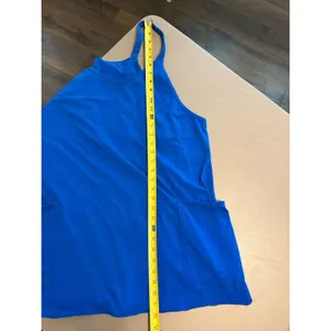 Blue Racerback Sleeveless Relaxed Fit Romper w/Pockets Tennis Dress Size XL thumbnail 8