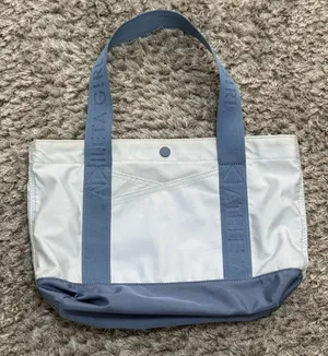 Athleta Girl Weekend Tote Bag Blue One Size Water Repellent Power of She Dance thumbnail 1