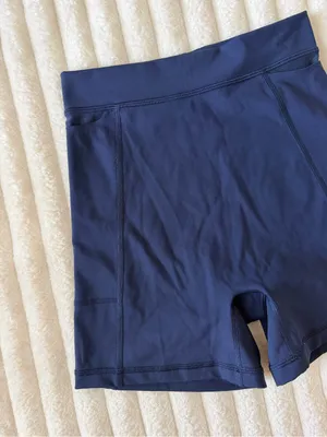 Aerie High-Waist Navy Women’s Active Shorts thumbnail 2