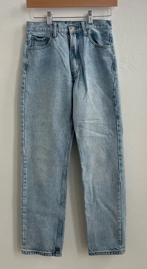 J. Galt Brandy Melville Straight Leg Jeans Light Wash thumbnail 1