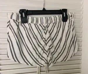 O'Neill XL Cotton Drawstring Stripe Shorts thumbnail 2