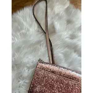 KATE SPADE NEW YORK pale pink GLITTER crossbody bag retails for $350 thumbnail 2